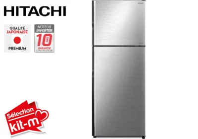 Réfrigérateur 2 Portes 407L Hitachi (R-VX471PRU9-1) Électroménager Votre Magasin de Meuble et Électroménager à La Réunion !