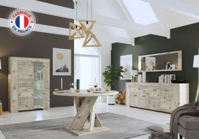 Meuble de Rangement 3 Portes avec Éclairage LED (Collection Forest)