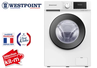 Lave-Linge 12KG Inverter Westpoint (WMT-1214A24) Électroménager Votre Magasin de Meuble et Électroménager à La Réunion !