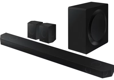 Barre de Son Q-Series 11.1.4ch Samsung (HWQ995D-BF) Barres de Son, Enceintes & Radios Votre Magasin de Meuble et Électroménager à La Réunion !
