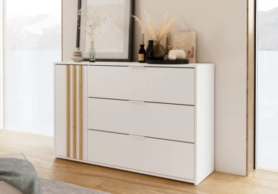 Commode 3 Tiroirs 1 Porte (Collection Florencia)